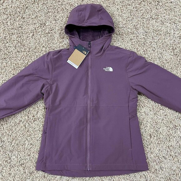 The North Face Women's Shelbe Raschel Fleece Hoodie Jacket Mauve, Size Medium - Picture 6 of 16